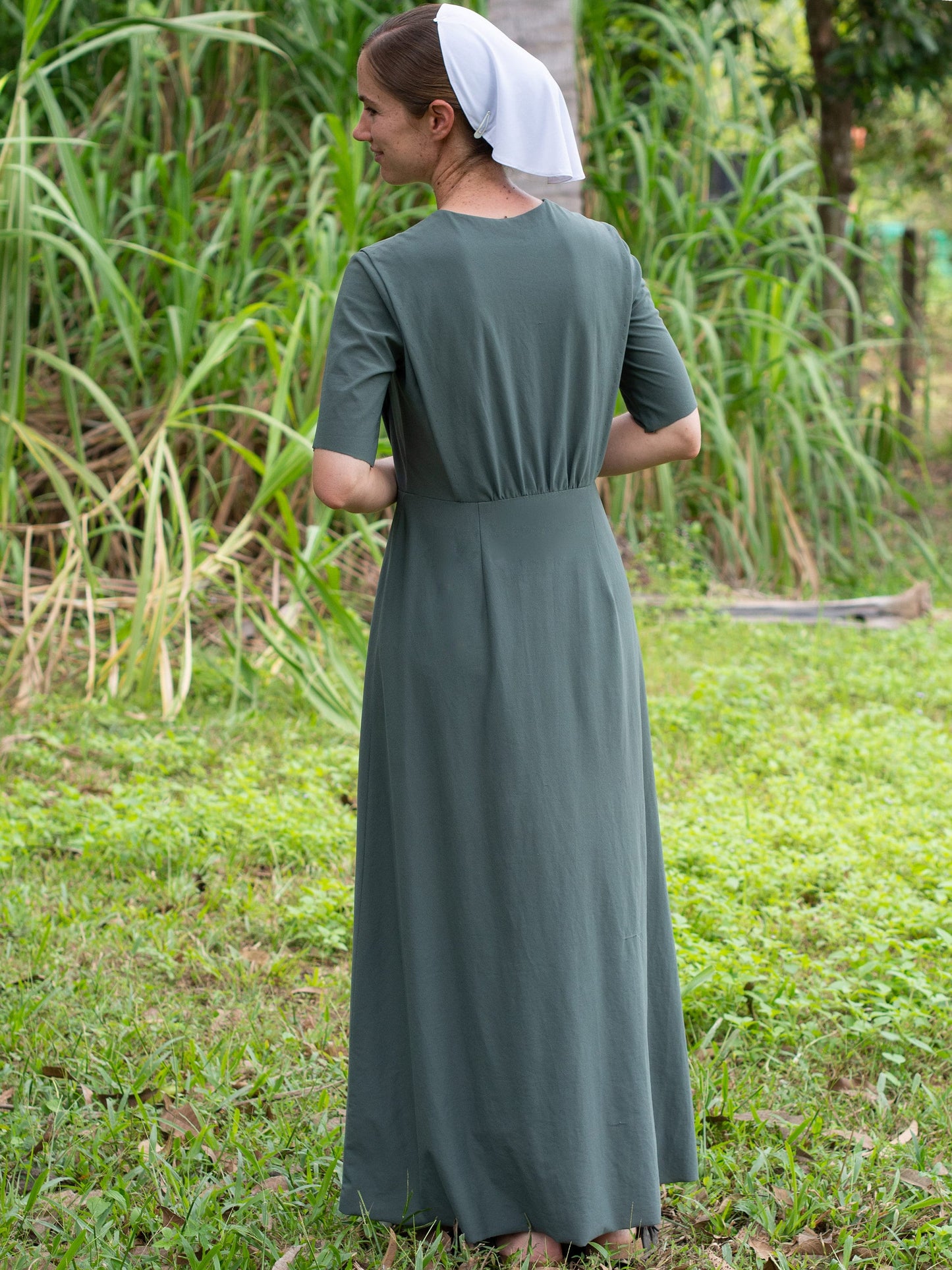Leia Cape Dress | Sewn in Cambodia |NITA patterns
