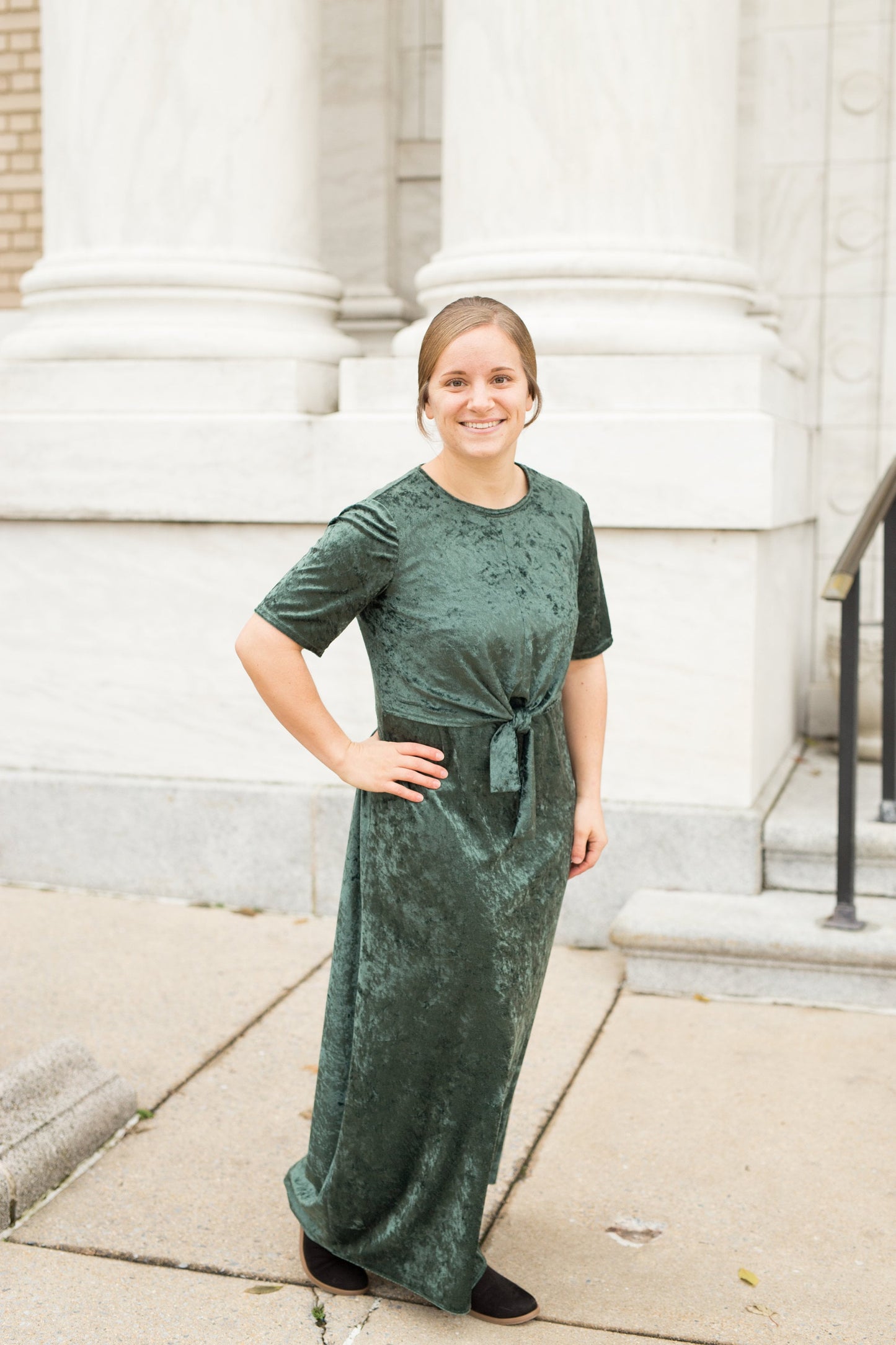 Holly Shift Dress Sewing Pattern| Womens Modest Dress Pattern | Tie Front Dress | Twist Front Knit Dress|  NITA patterns