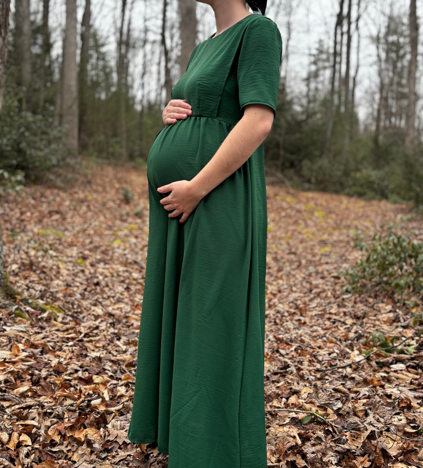 Leia Maternity Cape Dress Pattern | For woven or knit fabrics