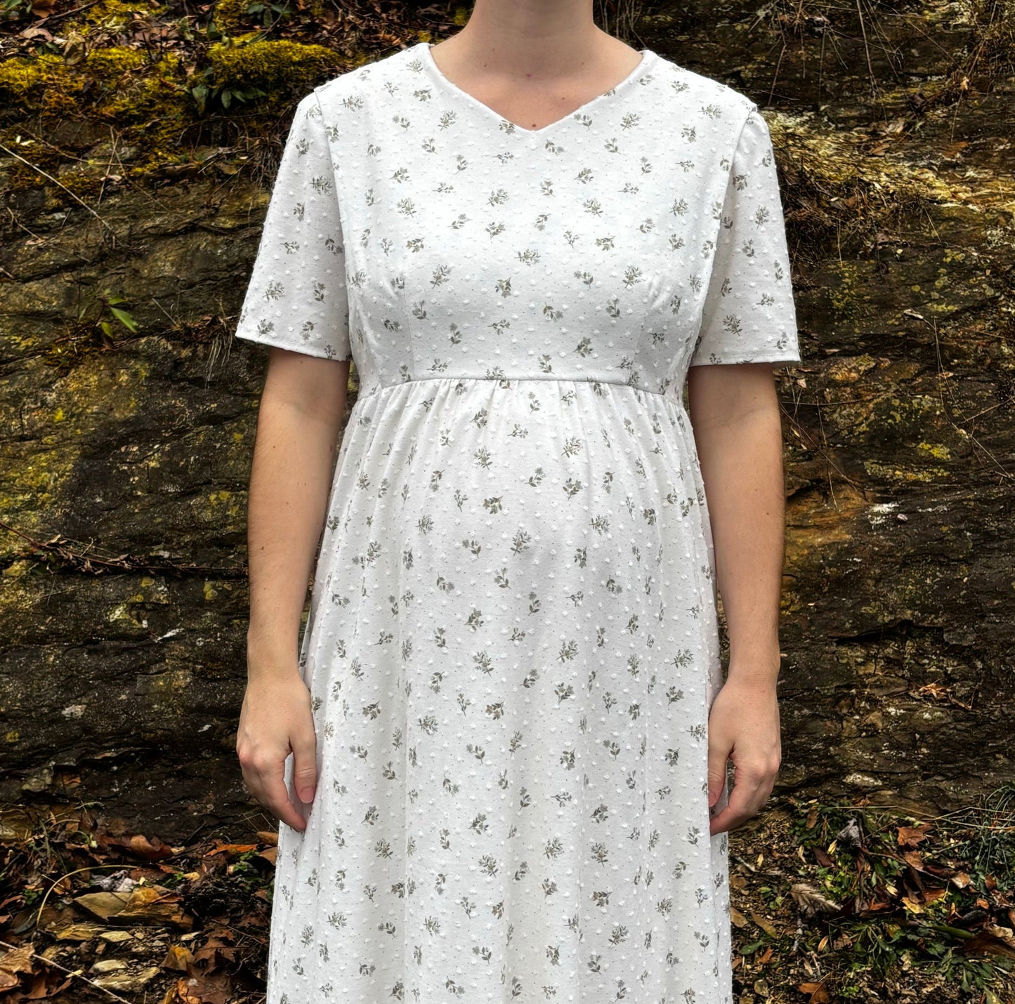 Leia Maternity Cape Dress Pattern | For woven or knit fabrics