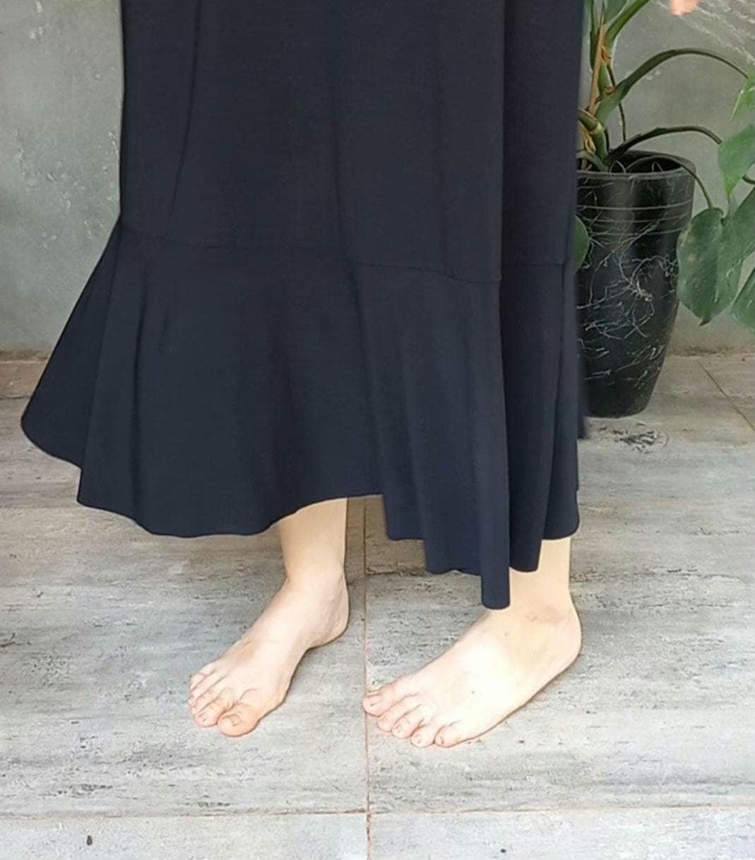 PDF Skirt Flounce Sewing Pattern: Women's Modest Dress NITA patterns