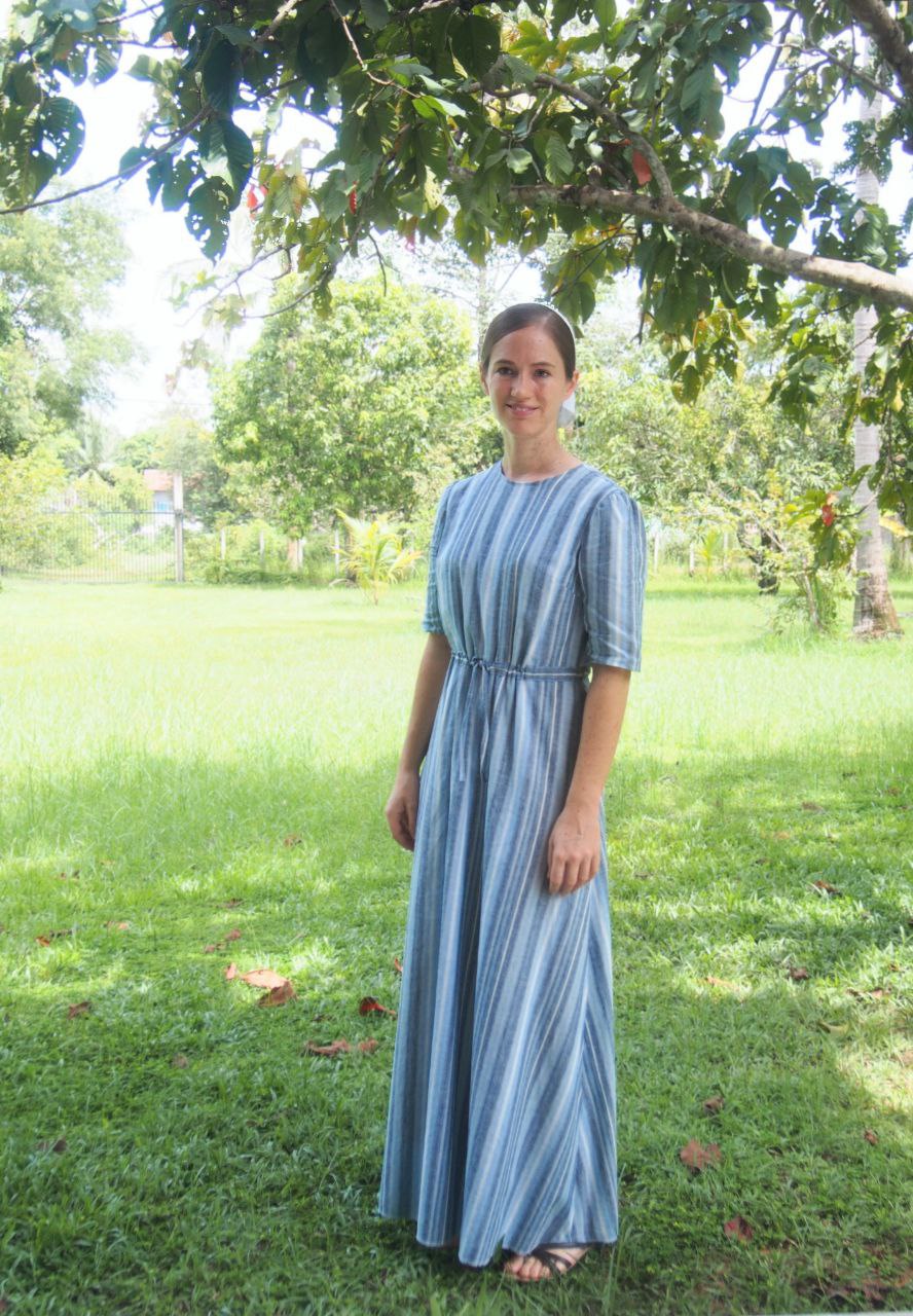 Woven Cape Dress Sewing Pattern - Womens Modest Dress Pattern - NITA patterns